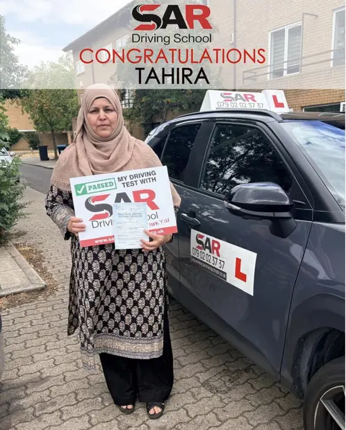 Tahira, passed with SAR Driving School
