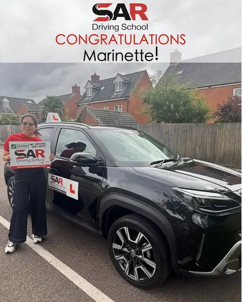 Marinette, passed with SAR Driving School