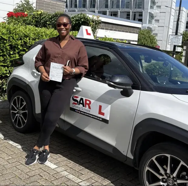 A SAR Driving School pupil, passed with SAR Driving School