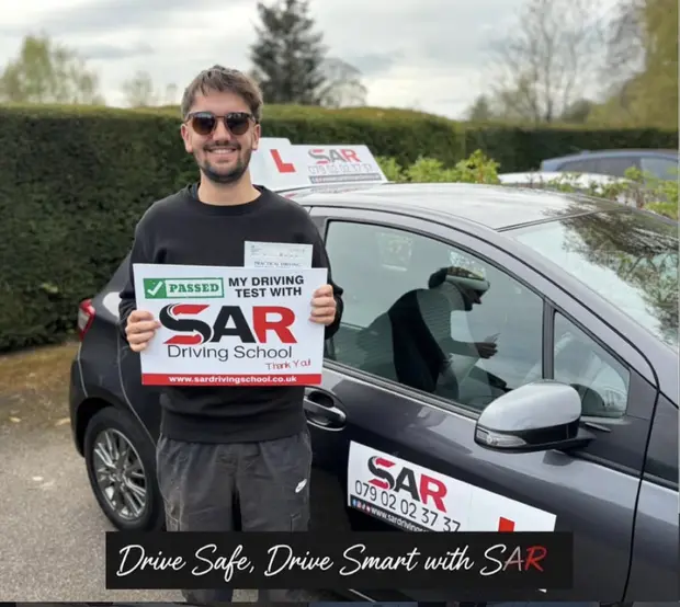 A SAR Driving School pupil, passed with SAR Driving School