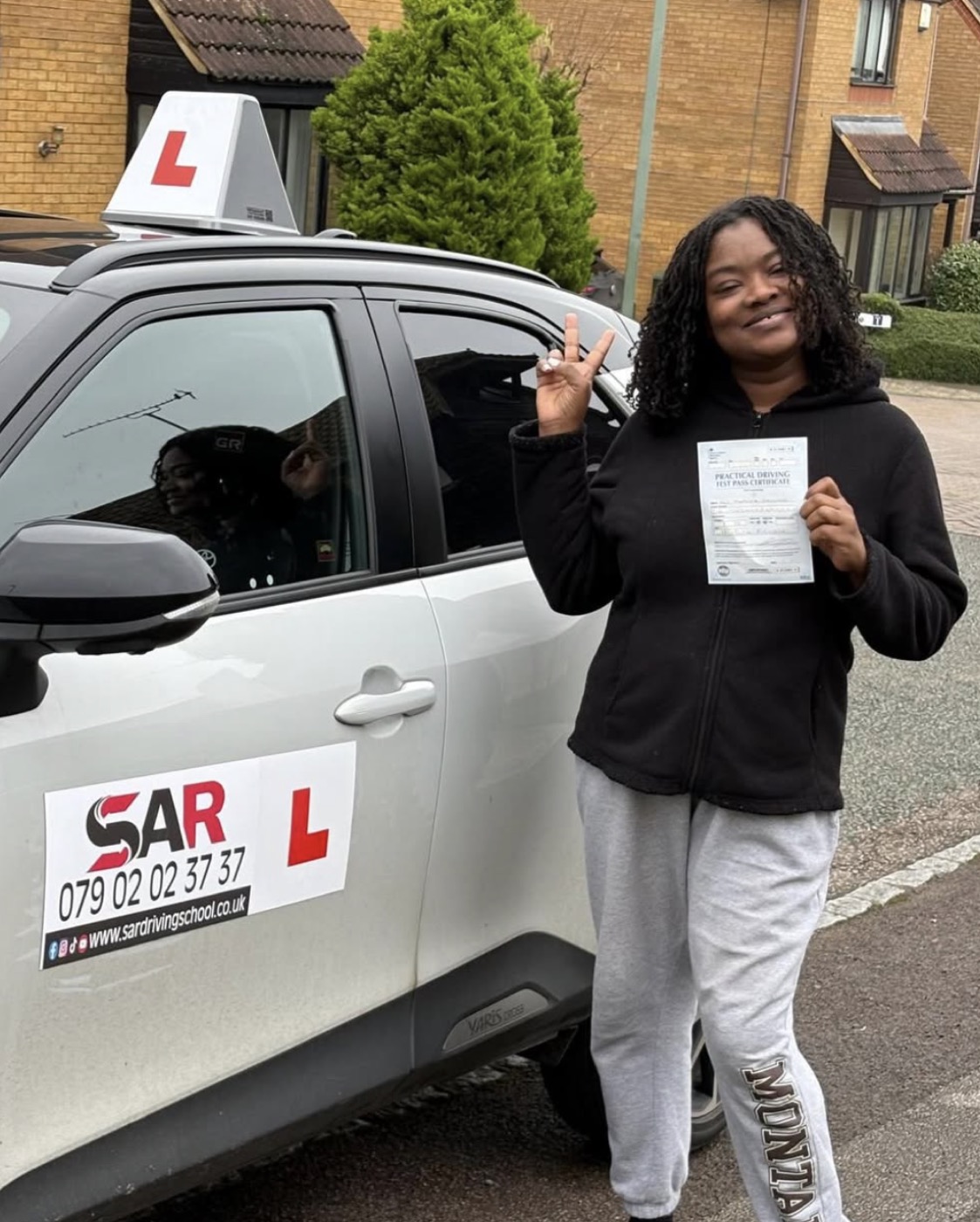 SAR Driving School pass photo