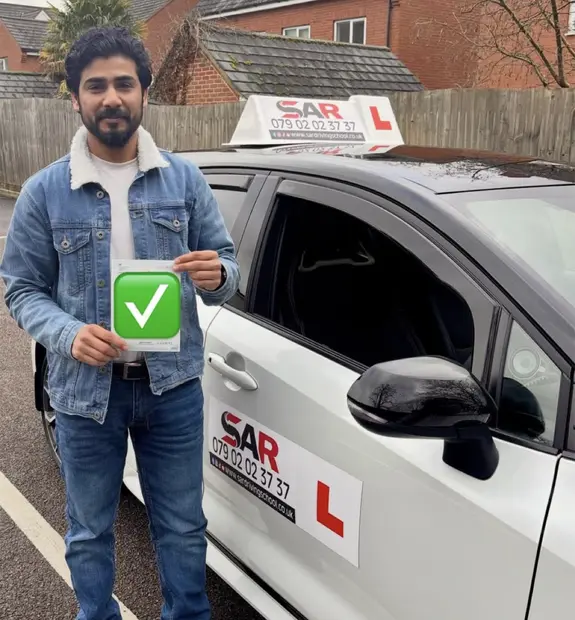 A SAR Driving School pupil, passed with SAR Driving School