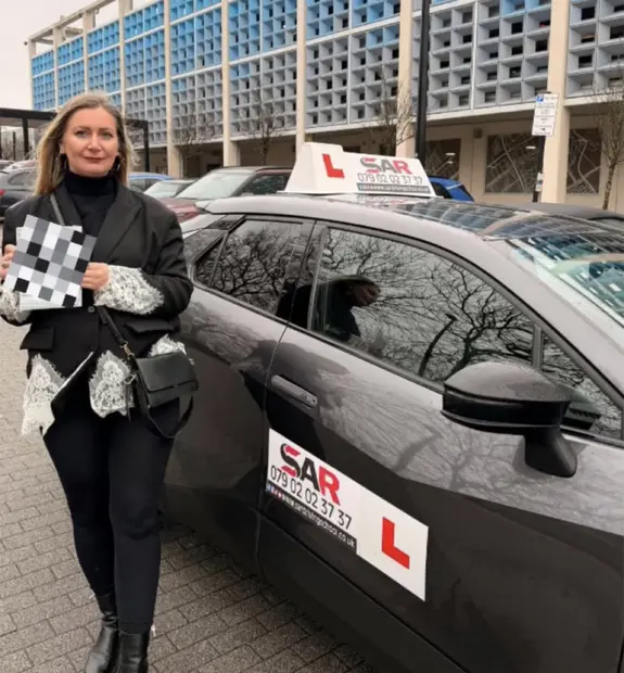 A SAR Driving School pupil, passed with SAR Driving School