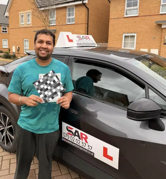A SAR Driving School pupil, passed with SAR Driving School