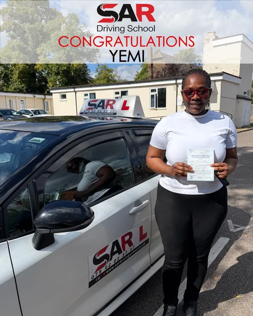 Yemi, passed with SAR Driving School