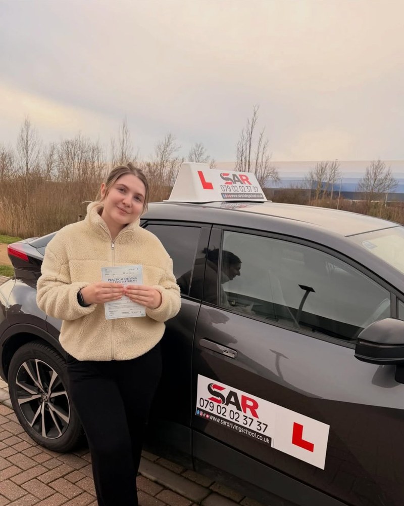 SAR Driving School pass photo