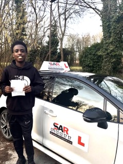 SAR Driving School pass photo